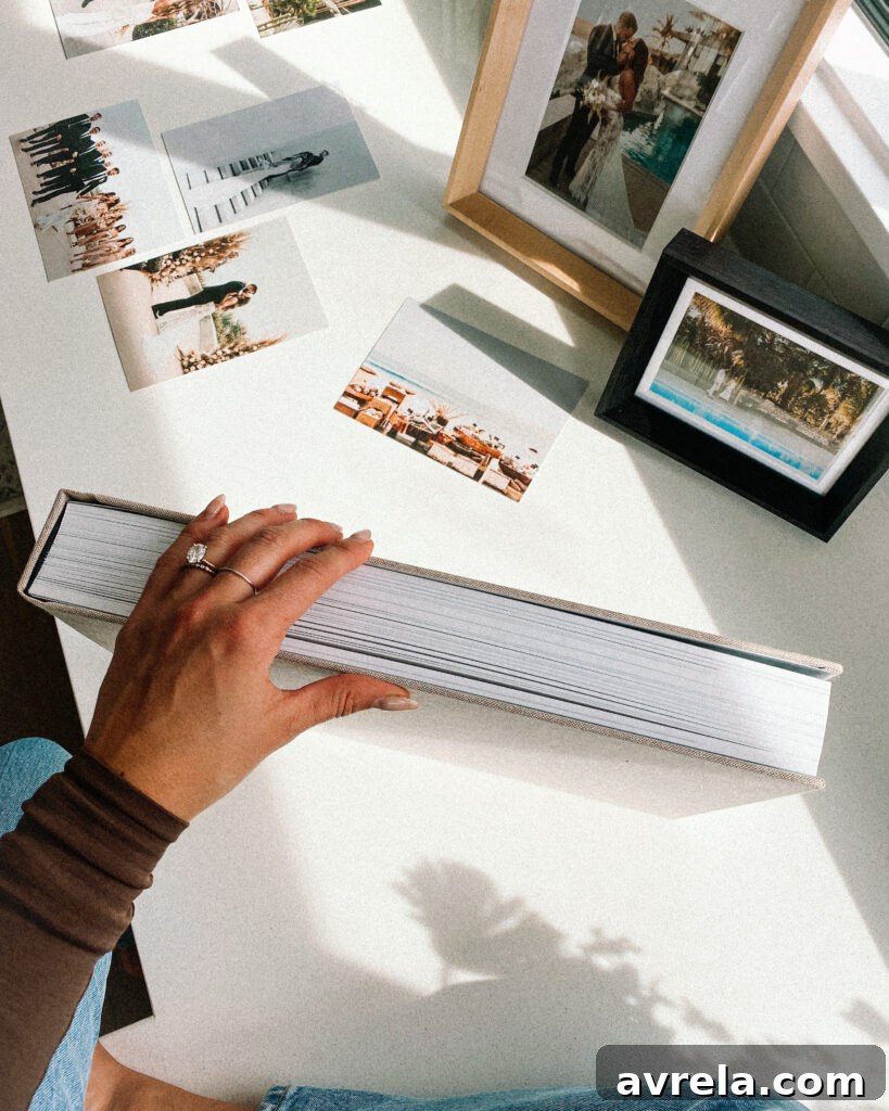 Reliving Our Wedding Day with Artifact Uprising Photo Books 8 Photos displayed