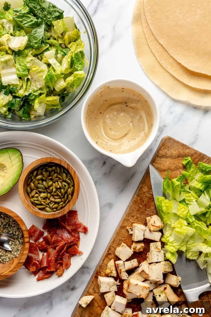 High-Protein Chicken Caesar Wrap Recipe for Muscle Fuel 4 img 47658 3