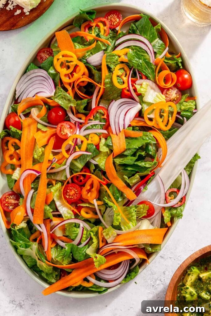 Plated steak salad