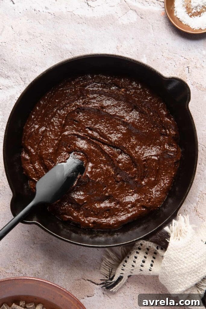 Chocolate Tahini Skillet Cookies: Gooey One-Pan Dessert 10 Slice of cookie skillet