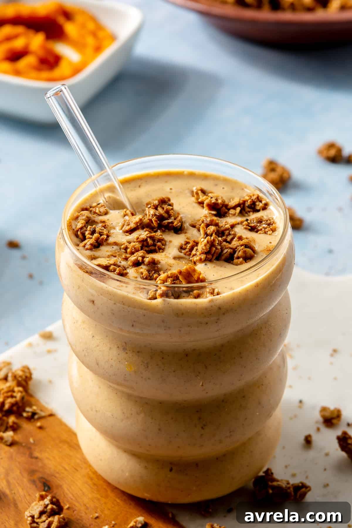 Pumpkin pie smoothie image