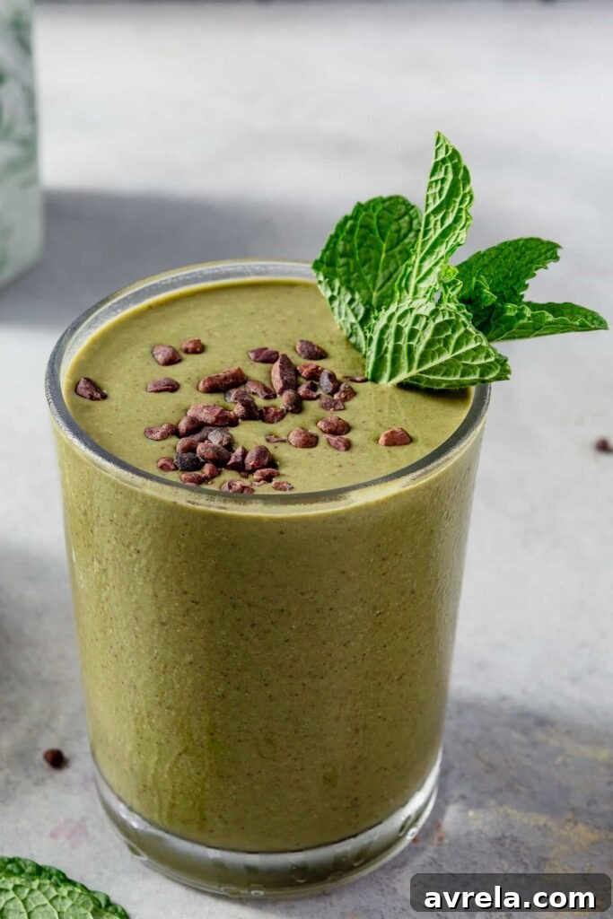 Smoothie with straw