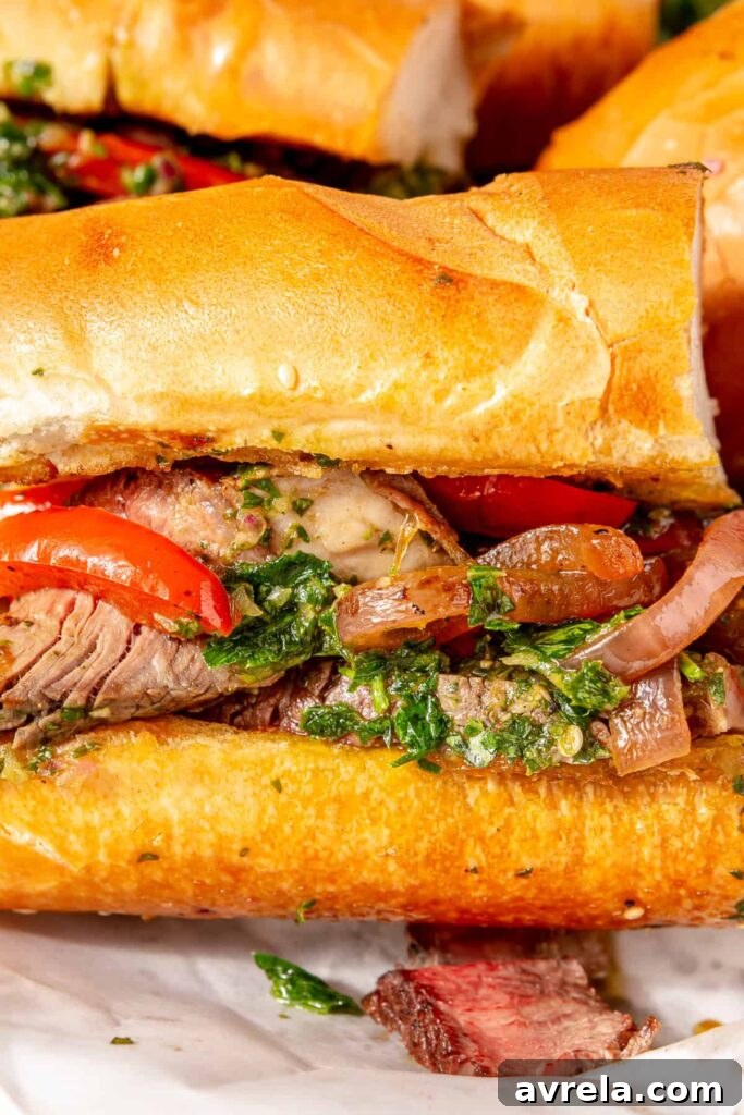 Chimichurri on spoon