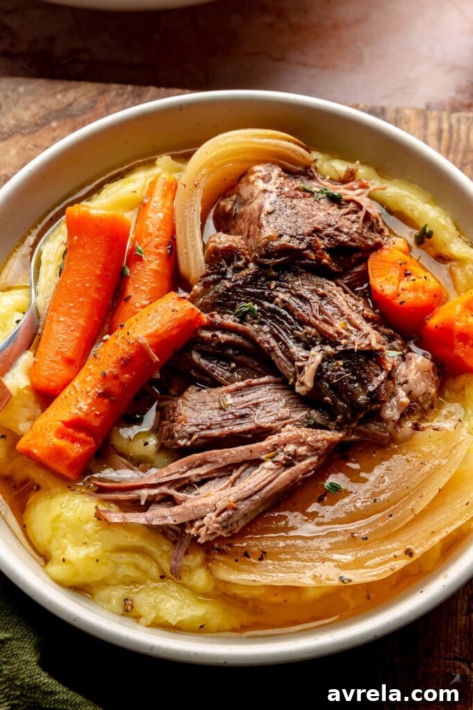 Slow Cooker Crockpot Pot Roast Recipe