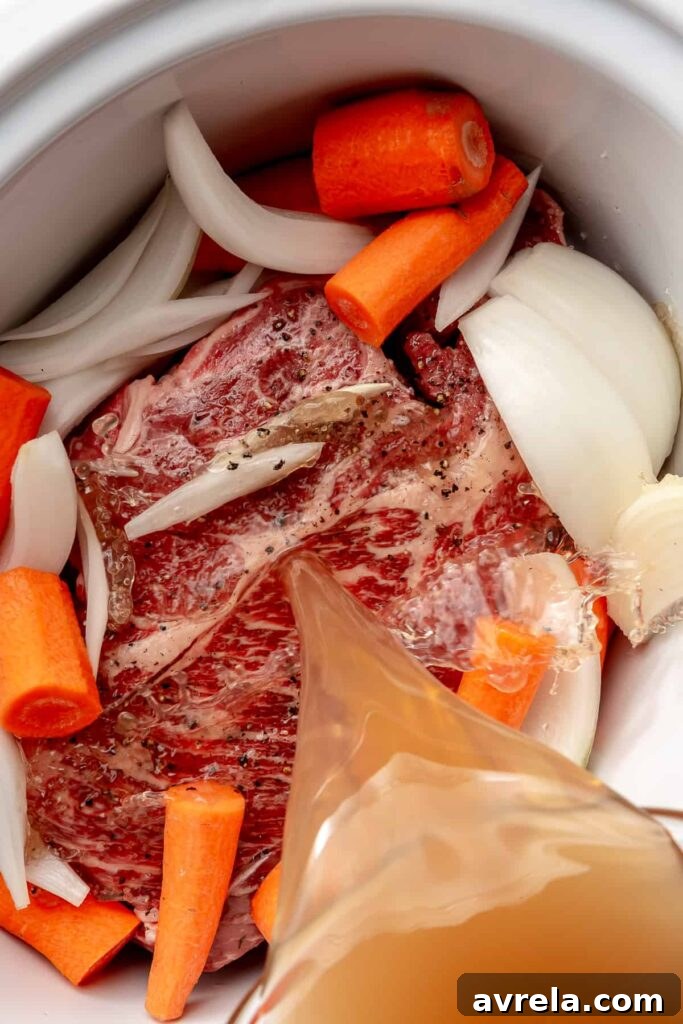 Slow Cooker Crockpot Pot Roast Recipe