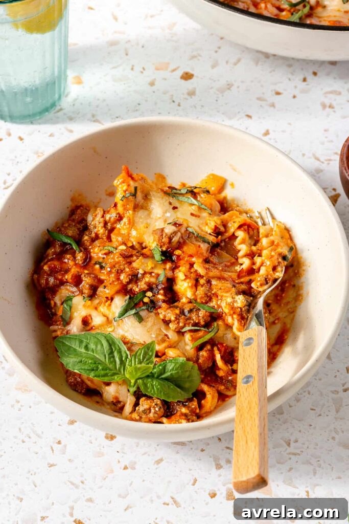3 Easy Holiday Dinners You Can Make This Week 2 One Pan Lasagna Skillet