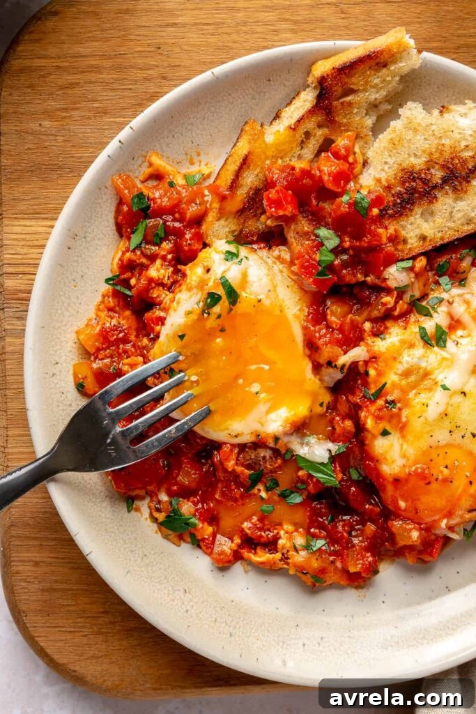 Dippy Tomato Egg Skillet
