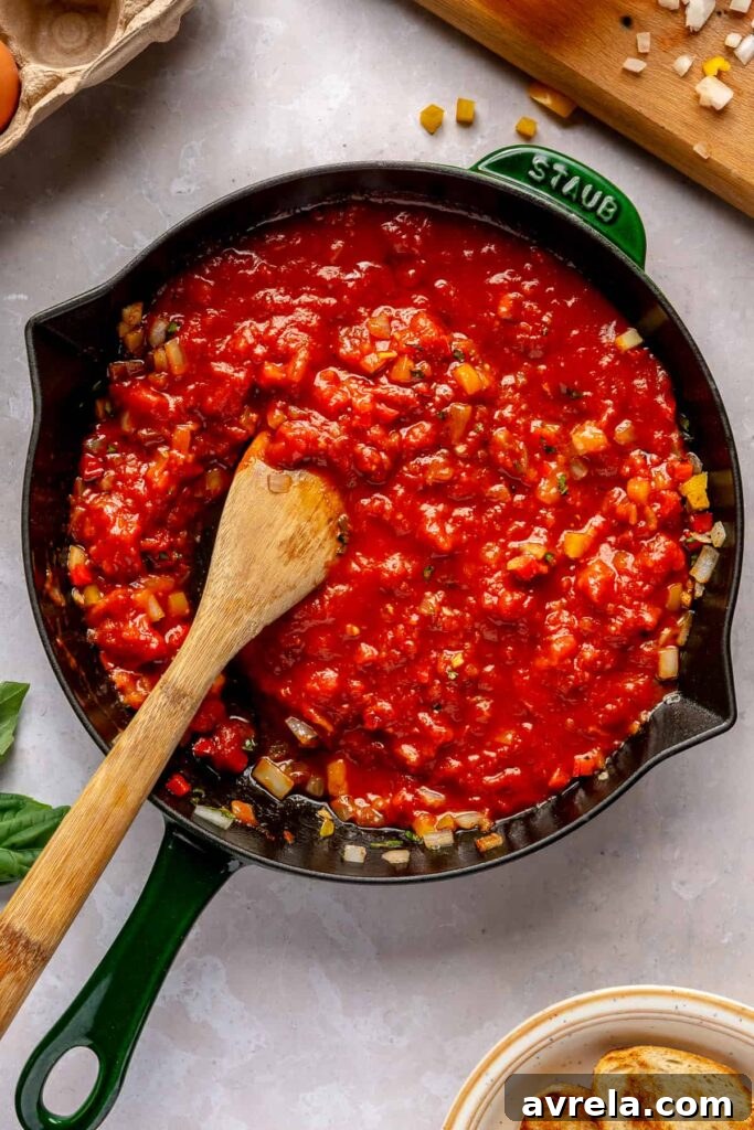 Skillet ingredients ready