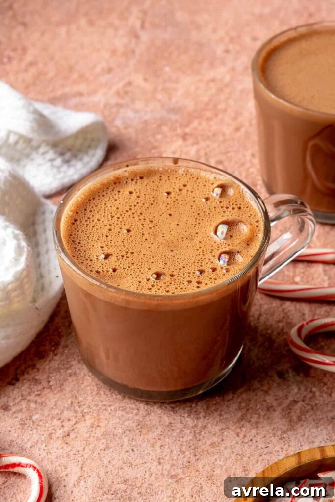 Peppermint hot cocoa ingredients