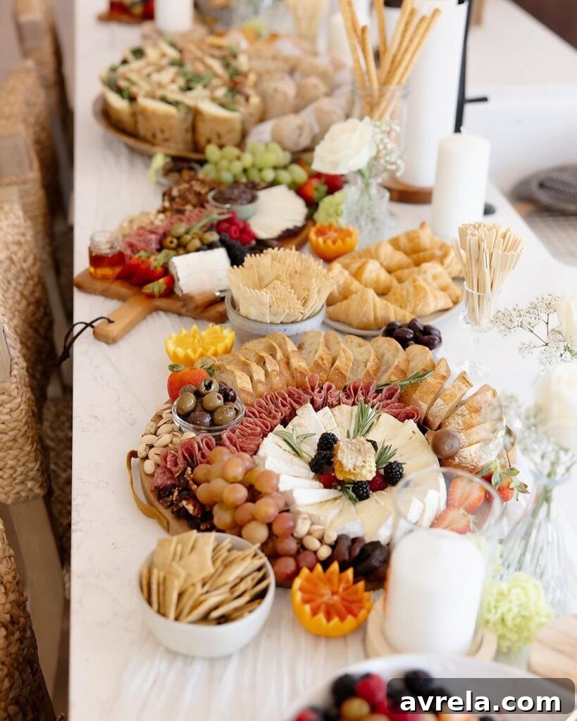 dream baby shower food