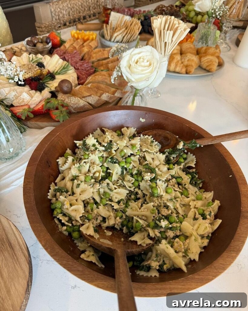 herby spring pasta salad