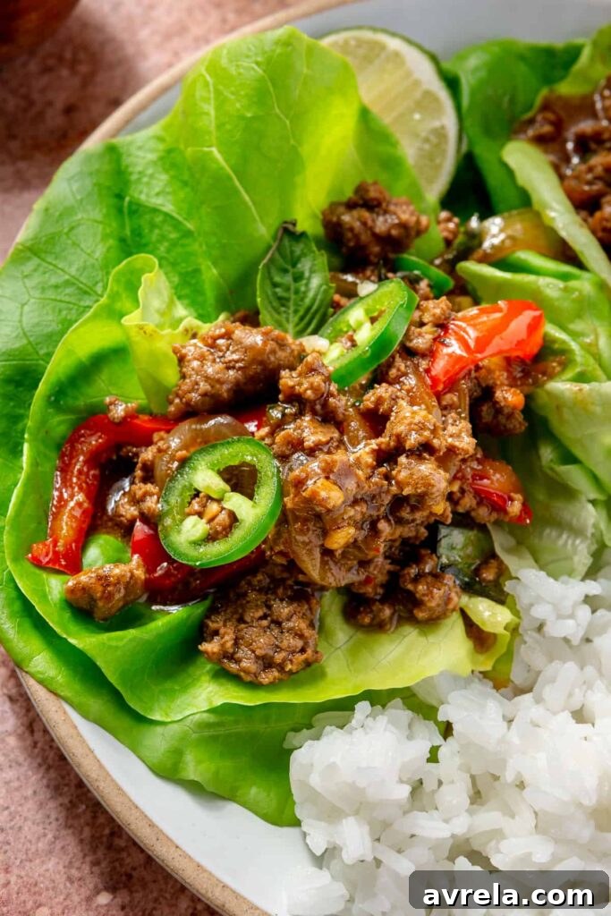 3 Reasons I Choose Organic, Grass-Fed Meat for Healthier Eating 4 Thai Basil Beef Lettuce Wraps