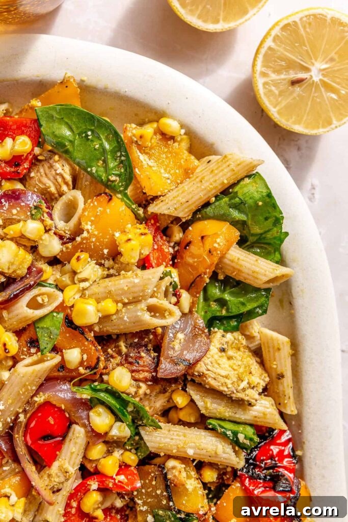 Grilled Summer Pasta Salad