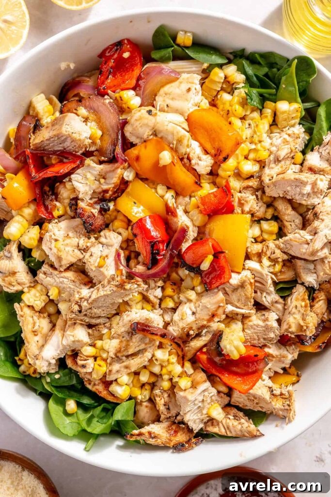 Pasta salad close-up