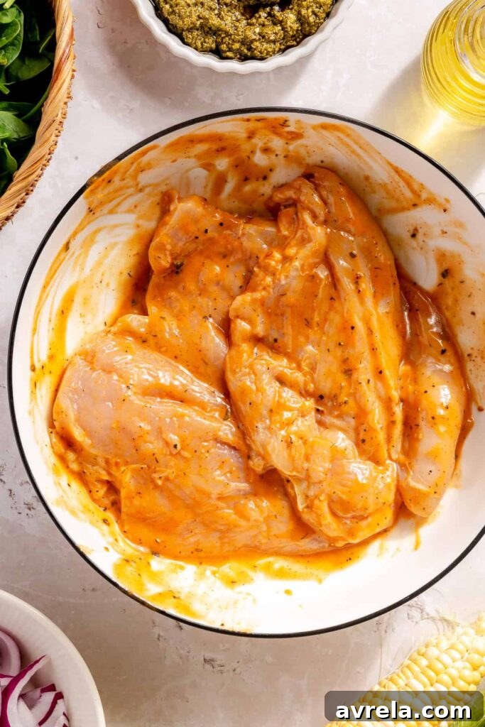 Grilled chicken