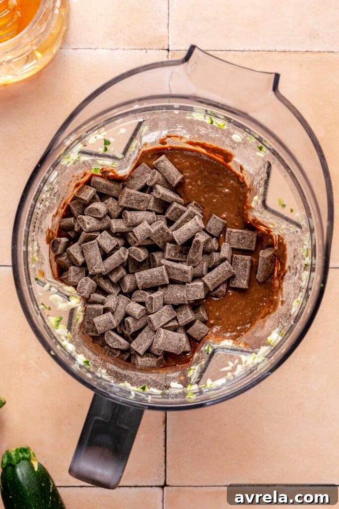 Double Chocolate Zucchini Blender Bread Recipe for Moist Loaf 10 img 56902 9