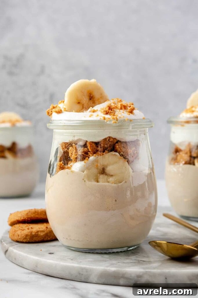 High Protein Banana Cream Pudding