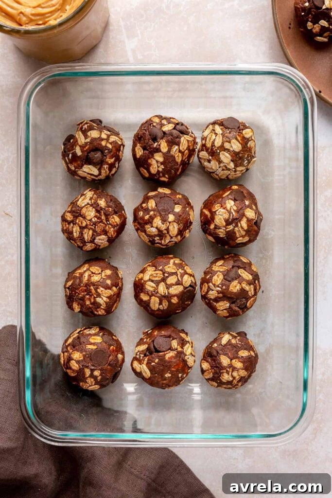 Peanut Butter Chocolate Chip Bliss Balls