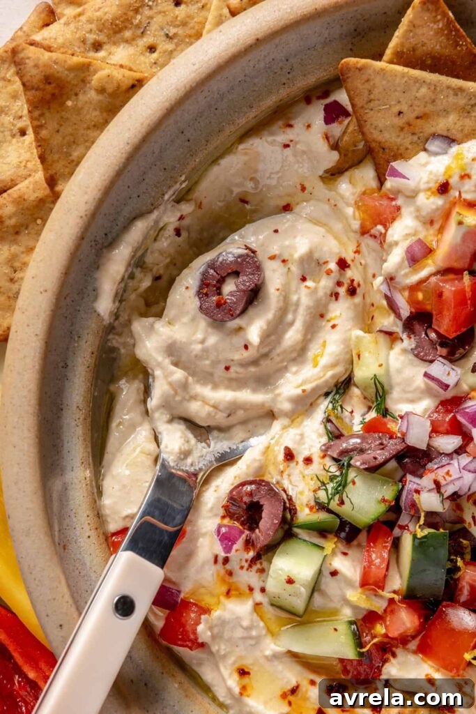 High-Protein Hummus Recipe with Cottage Cheese and Fresh Toppings