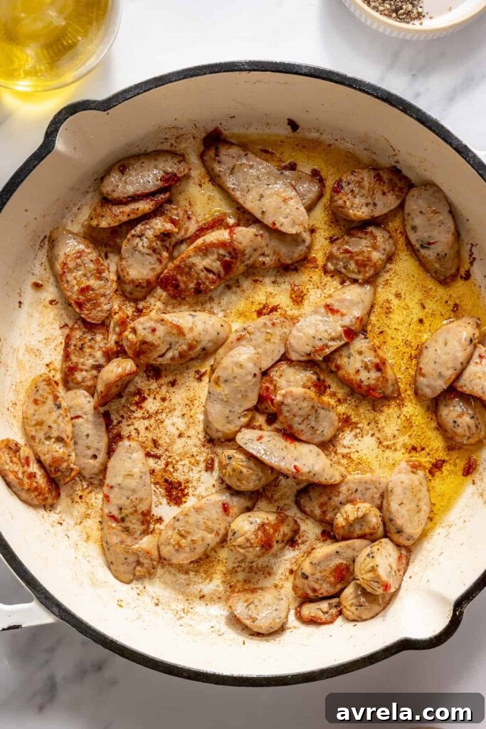 15-Minute Chicken Saausage & Peppers Skillet with Bone Broth Rice 9 15-minute chicken sausage and peppers skillet with bone broth rice