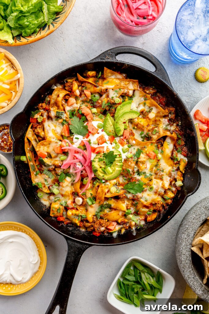 one pan mexican dinner enchilada skillet