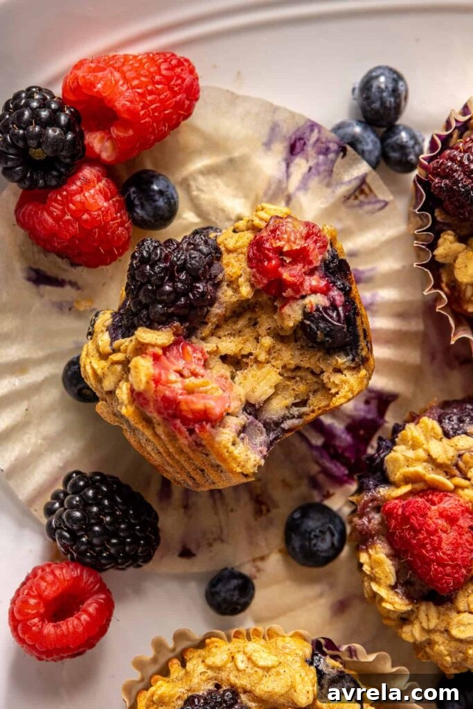 Berry Oatmeal Protein Muffins — Gluten-Free Recipe 2 img 59097 1