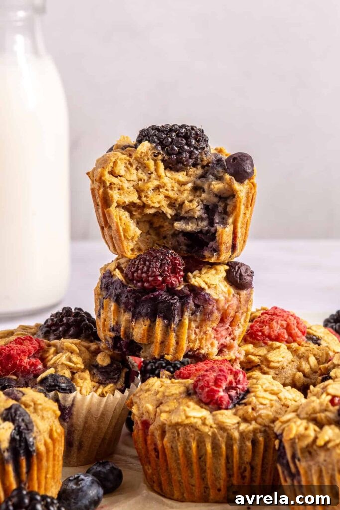 Berry Oatmeal Protein Muffins — Gluten-Free Recipe 5 img 59097 4