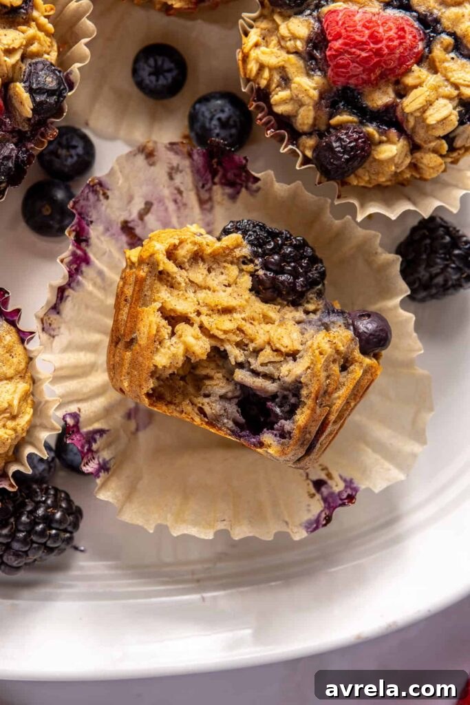 Berry Oatmeal Protein Muffins — Gluten-Free Recipe 6 img 59097 5