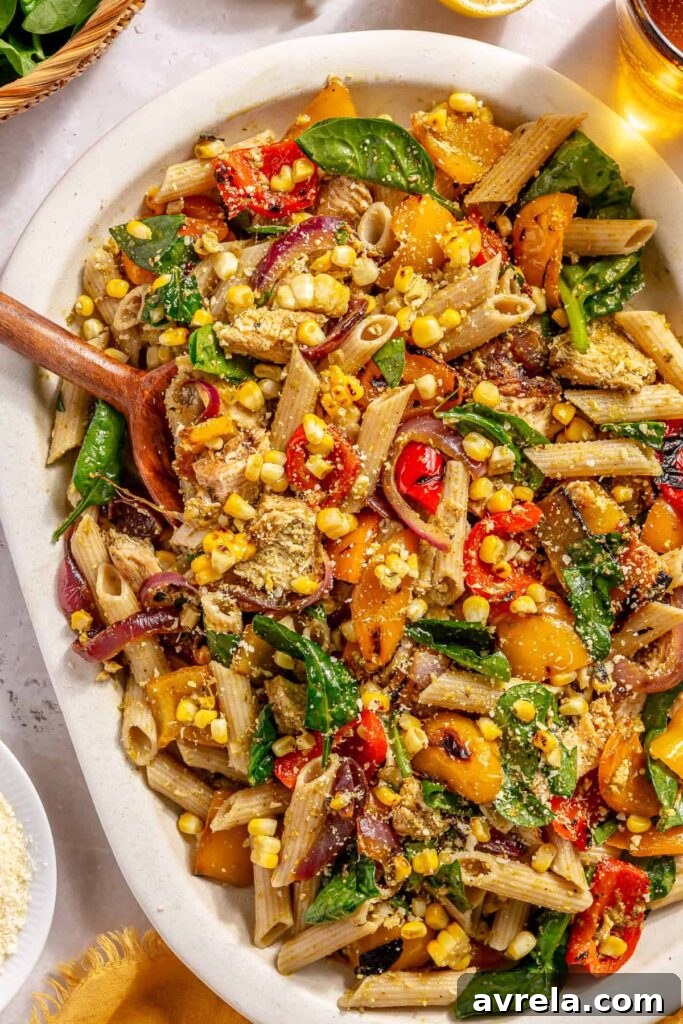 Grilled Summer Pasta Salad