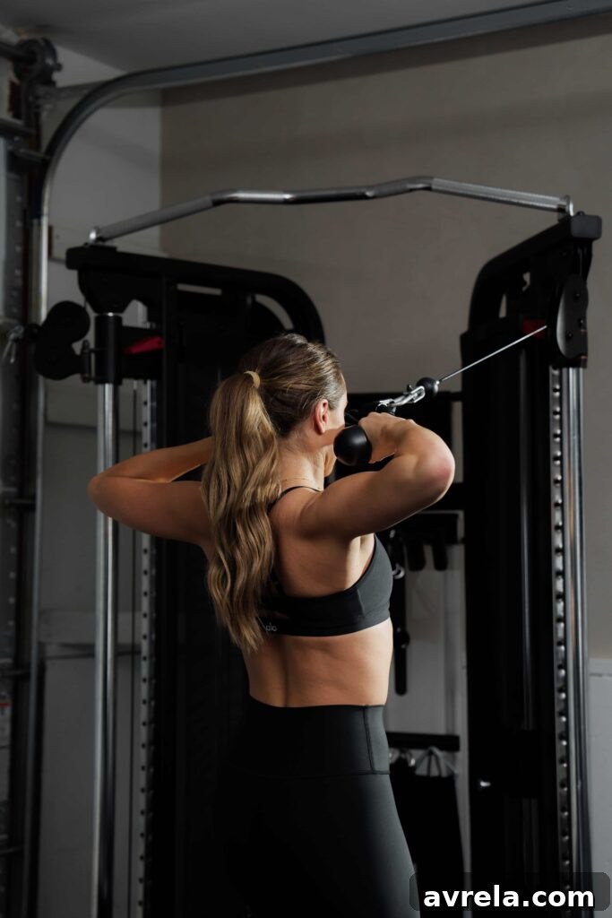 strength guide workout using cables
