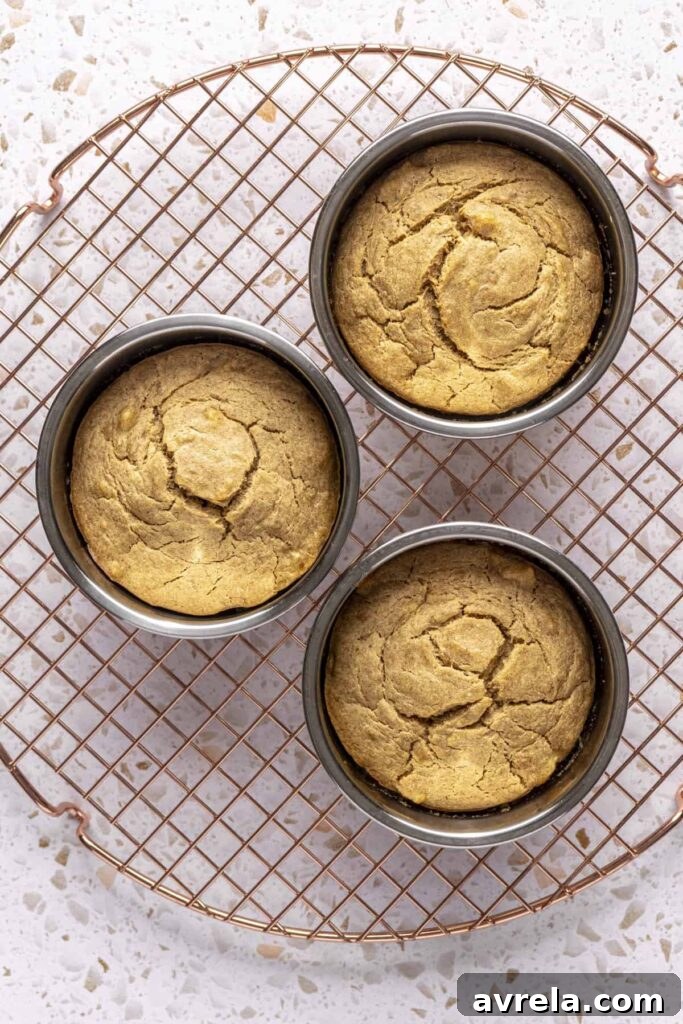 Gluten-free healthy smash cake with banana and applesauce