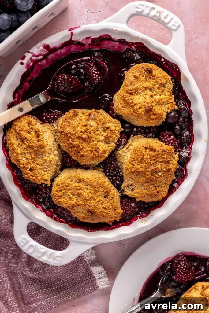 Gluten-Free Dairy-Free Berry Cobbler Recipe for Summer Desserts 8 img 61471 7