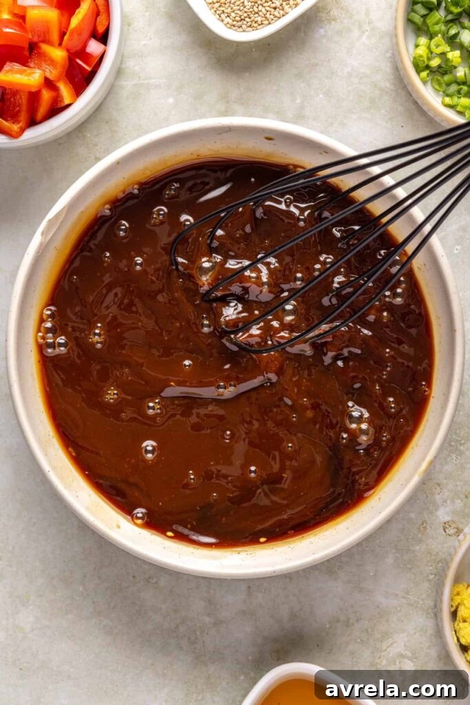 Making teriyaki sauce
