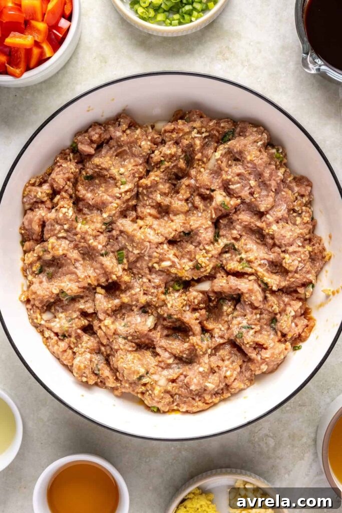 Searing meatballs