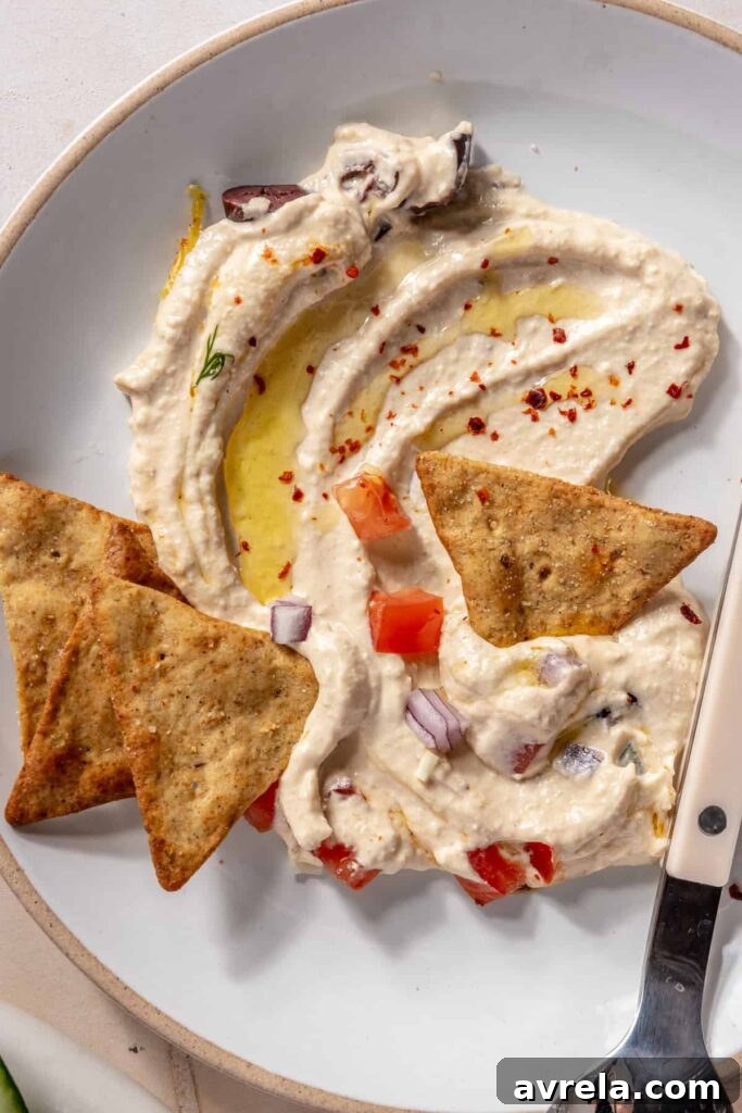 High-Protein Hummus Recipe with Cottage Cheese and Fresh Toppings
