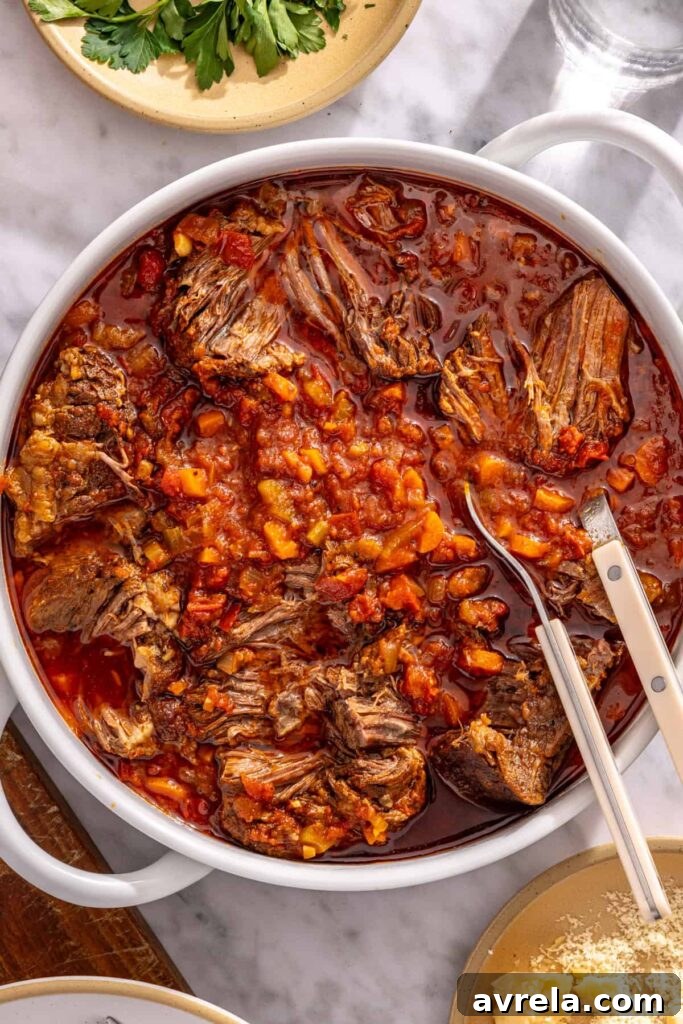 Slow cooker short rib ragu