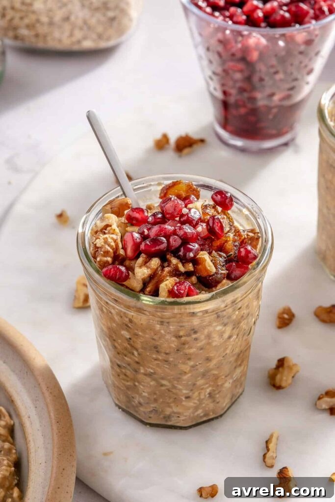 high-protein pumpkin overnight oats