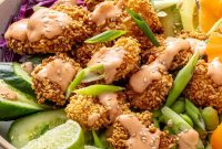 Crispy Air Fryer Bang Bang Shrimp with Spicy Mayo