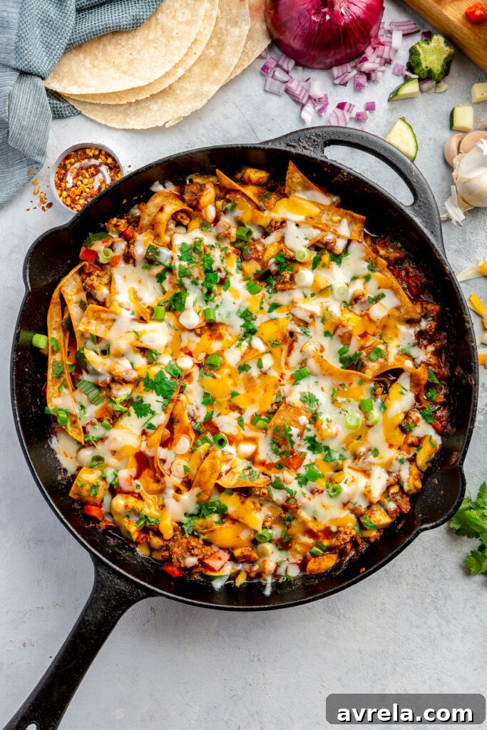 Enchilada skillet