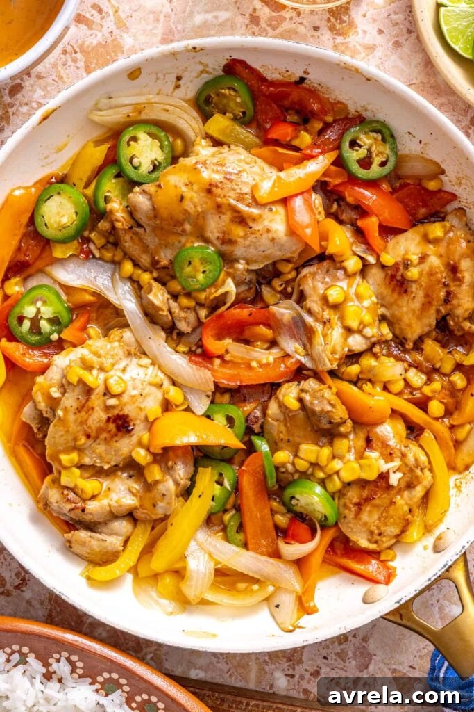 Southwest chicken skillet