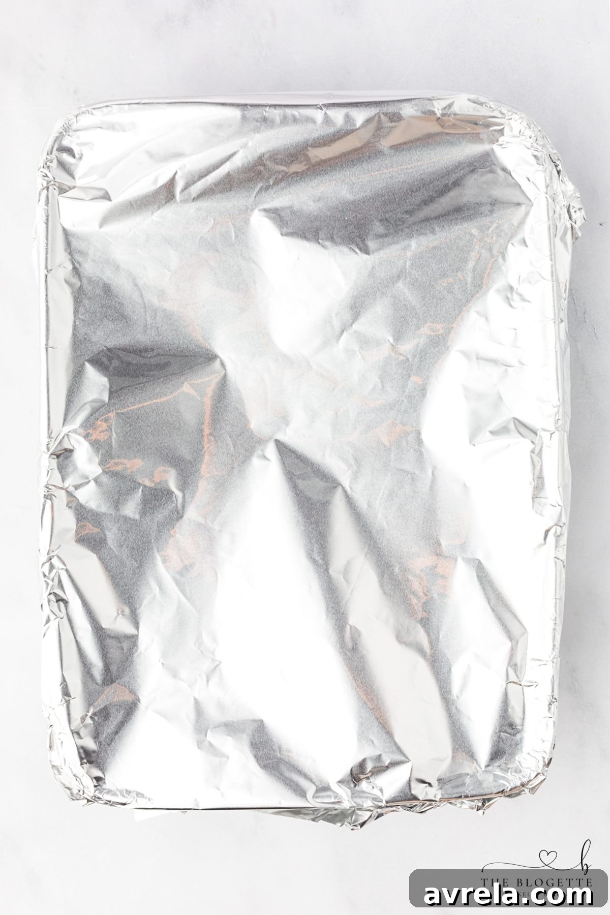 Cover with foil