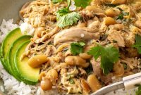 Instant Pot Shredded Chicken in Green Enchilada Sauce