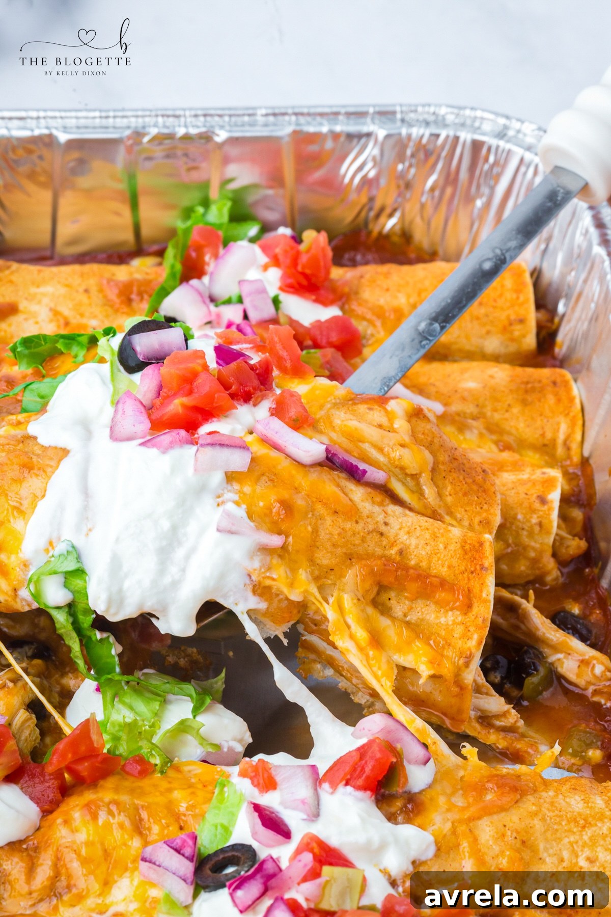 Freezer Chicken Enchiladas